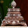Tháp Madala - Núi Tu Di, Bằng Đồng Đỏ Nguyên Chất, quà tặng sếp quà mừng thọ
