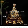 Tháp Madala - Núi Tu Di, Bằng Đồng Nguyên Chất, xịn đẹp bền rẻ mới