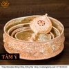 Tháp Madala - Núi Tu Di, Bằng Đồng Nguyên Chất Mạ Vàng, cát tường vật phẩm phong thủy như ý