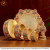 Tháp Madala - Núi Tu Di, Bằng Đồng Nguyên Chất Đính Đá, cát tường vật phẩm phong thủy như ý