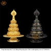Tháp Madala - Núi Tu Di, Bằng Đồng Nguyên Chất, vật phẩm phong thủy mạnh khỏe phúc lộc trường thọ hạnh phúc