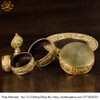 Tháp Madala - Núi Tu Di, Bằng Đồng Nguyên Chất Mạ Vàng, cát tường vật phẩm phong thủy như ý