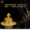 Tháp Madala - Núi Tu Di Bằng Bạc 999 Nguyên Chất Mạ Vàng vật phẩm phong thủy cầu tài lộc vật phẩm phong thủy chiêu tài