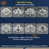 Tháp Madala - Núi Tu Di Biểu Tượng Bát Kiết Tường Bằng Bạc Nguyên Chất quà tặng ý nghĩa quà tặng sang trọng