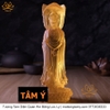 Tượng Phật Tam Diện Quan Âm(Dáng Đứng) Bằng Lưu Ly Cao Cấp vật phẩm phong thủy may mắn cát tường như ý