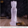 Tượng Phật Tam Diện Quan Âm(Dáng Đứng) Bằng Lưu Ly Cao Cấp vật phẩm phong thủy cầu tài lộc vật phẩm phong thủy chiêu tài