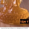 Tượng Phật Tam Diện Quan Âm(Dáng Đứng) Bằng Lưu Ly Cao Cấp quà tặng sếp quà mừng thọ