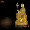Tượng Phật Địa Tạng Vương Bồ Tát Bằng Lưu Ly Cao Cấp vật phẩm phong thủy mạnh khỏe phúc lộc trường thọ hạnh phúc