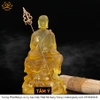 Tượng Phật Địa Tạng Vương Bồ Tát Bằng Lưu Ly Cao Cấp vật phẩm phong thủy cầu tài lộc vật phẩm phong thủy chiêu tài