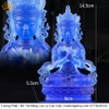 Tượng Phật Tara Xanh Lục Độ Phật Mẫu Bằng Lưu Ly Cao Cấp cát tường vật phẩm phong thủy như ý