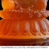 |Cao 21cm| Tượng Phật Quan Âm Bồ Tát (Dáng Ngự Lãm) Bằng Lưu Ly Cao Cấp Màu Vàng Thiết Kế Sang Trọng TP197 đẹp
