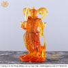 Tượng Hai Vị Hộ Pháp - Vi Đà Tôn Thiên(Cao 14.5cm) Và Quan Công(Cao 17cm) Bằng Lưu Ly Cao Cấp, Thiết Kế Tinh Tế Sang Trọng TP219