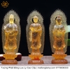 Bộ Tượng 3 Vị Tây Phương Tam Thánh Bằng Lưu Ly Cao Cấp xịn đẹp bền rẻ mới