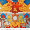 Cuộn Tranh ThangKa Ngài A Di Đà Phật Bằng Vải Gấm Cao Cấp, cầu tài lộc chiêu tài hóa giải vận đen bình an