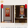 Cuộn Tranh ThangKa Phật Dược Sư Bằng Vải Gấm Cao Cấp, vật phẩm phong thủy may mắn vật phẩm phong thủy