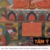 Cuộn Tranh ThangKa Đạo Sư Tông Khách Ba Tsongkhapa Bằng Vải Gấm Cao Cấp, Kiểu 1, TCT101