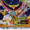 Cuộn Tranh ThangKa Ngài Đại Hắc Thiên Mahakala Bằng Vải Gấm Cao Cấp, Kiểu 4, TCT107