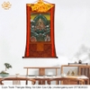 Cuộn Tranh ThangKa Phật Liên Hoa Sinh Bằng Vải Gấm Cao Cấp pháp bảo pháp khí phật bồ tát thần thánh