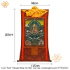 Cuộn Tranh ThangKa Phật Liên Hoa Sinh Bằng Vải Gấm Cao Cấp quà tặng sếp quà mừng thọ