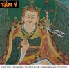 Cuộn Tranh ThangKa Phật Liên Hoa Sinh Bằng Vải Gấm Cao Cấp hà nội tp hồ chí minh chất lượng cao mật tông