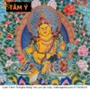 Cuộn Tranh ThangKa Phật Hoàng Thần Tài Bằng Vải Gấm Cao Cấp, cát tường vật phẩm phong thủy như ý