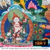 Cuộn Tranh ThangKa Phật Hoàng Thần Tài Bằng Vải Gấm Cao Cấp, cầu tài lộc chiêu tài hóa giải vận đen bình an