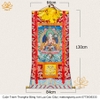 Cuộn Tranh ThangKa Phật Tara Trắng Bằng Vải Gấm Cao Cấp, hà nội tp hồ chí minh chất lượng cao mật tông