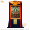 Cuộn Tranh ThangKa Ngài Tổ Longchenpa Bằng Vải Gấm vật phẩm phong thủy mạnh khỏe phúc lộc trường thọ hạnh phúc