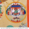 Cuộn Tranh ThangKa Ngài A Di Đà Phật Bằng Vải Gấm Cao Cấp, quà tặng ý nghĩa quà tặng sang trọng