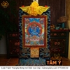 Cuộn Tranh ThangKa Phật Đại Uy Đức Minh Vương Yamatanka Bằng Vải Gấm Cao Cấp, cát tường vật phẩm phong thủy như ý