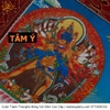 Cuộn Tranh ThangKa Phật Đại Uy Đức Minh Vương Yamatanka Bằng Vải Gấm Cao Cấp, Kiểu 3, TCT74