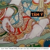 Cuộn Tranh ThangKa Phổ Hiền Bồ Tát Bằng Vải Gấm Cao Cấp, vật phẩm phong thủy mạnh khỏe phúc lộc trường thọ hạnh phúc