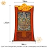 Cuộn Tranh ThangKa Đức Phật Đản Sanh Bằng Vải Gấm Cao Cấp, quà tặng sếp quà mừng thọ