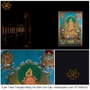 Cuộn Tranh ThangKa Phật Hoàng Thần Tài Bằng Vải Gấm cát tường vật phẩm phong thủy như ý