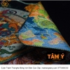 Cuộn Tranh ThangKa Phật Hoàng Thần Tài Bằng Vải Gấm quà tặng quà tân gia quà tặng phong thủy