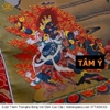 Cuộn Tranh ThangKa Phật Liên Hoa Sinh Bằng Vải Gấm cát tường vật phẩm phong thủy như ý