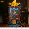 Cuộn Tranh ThangKa Ngài Quan Âm Tứ Thủ Bằng Vải Gấm Cao Cấp, cát tường vật phẩm phong thủy như ý