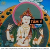 Cuộn Tranh ThangKa Ngài Quan Âm Tứ Thủ Bằng Vải Gấm Cao Cấp, pháp bảo pháp khí phật bồ tát thần thánh