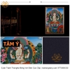 Cuộn Tranh ThangKa Ngài Quan Âm Tứ Thủ Bằng Vải Gấm Cao Cấp, vật phẩm phong thủy mạnh khỏe phúc lộc trường thọ hạnh phúc