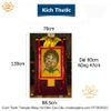 Cuộn Tranh ThangKa Ngài Quan Âm Tứ Thủ Bằng Vải Gấm Cao Cấp, quà tặng sếp quà mừng thọ