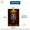 Cuộn Tranh ThangKa Ngài Kim Cang Tát Đỏa (Vajrasattva) Bằng Vải Gấm Cao Cấp, hà nội tp hồ chí minh chất lượng cao mật tông