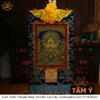 Cuộn Tranh ThangKa Phật Thích Ca Và Tám Vị Bồ Tát Mật Tông Bằng Vải Gấm Cao Cấp, Kiểu 11, TCT90