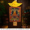 Cuộn Tranh ThangKa Phật Thích Ca Bằng Vải Gấm Cao Cấp, Kiểu 10, TCT71