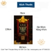 Cuộn Tranh ThangKa Ngài Quan Âm Tứ Thủ Bằng Vải Gấm Cao Cấp, quà tặng sếp quà mừng thọ