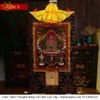 Cuộn Tranh ThangKa Ngài A Di Đà Phật Bằng Vải Gấm Cao Cấp, cát tường vật phẩm phong thủy như ý