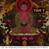Cuộn Tranh ThangKa Ngài A Di Đà Phật Bằng Vải Gấm Cao Cấp, quà tặng ý nghĩa quà tặng sang trọng