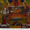 Cuộn Tranh ThangKa Đông Phương Tam Thánh Bằng Vải Gấm Cao Cấp, vật phẩm phong thủy may mắn cát tường như ý