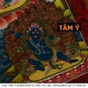 Cuộn Tranh ThangKa Ngài Quan Âm Thiên Thủ Thiên Nhãn Bồ Tát Bằng Vải Gấm Cao Cấp, mạnh khỏe phúc lộc trường thọ hạnh phúc