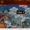 Cuộn Tranh ThangKa Ngài Văn Thù Bồ Tát Bằng Vải Gấm Cao Cấp, pháp bảo pháp khí phật bồ tát thần thánh