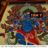 Cuộn Tranh ThangKa Ngài Đại Hắc Thiên Mahakala Bằng Vải Gấm Cao Cấp, quà tặng ý nghĩa quà tặng sang trọng
